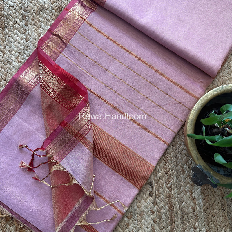 Maheshwari Tissue Silk Saree
