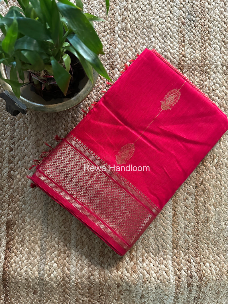 Maheshwari Rani Pink Shaded Butta Saree BLSS038