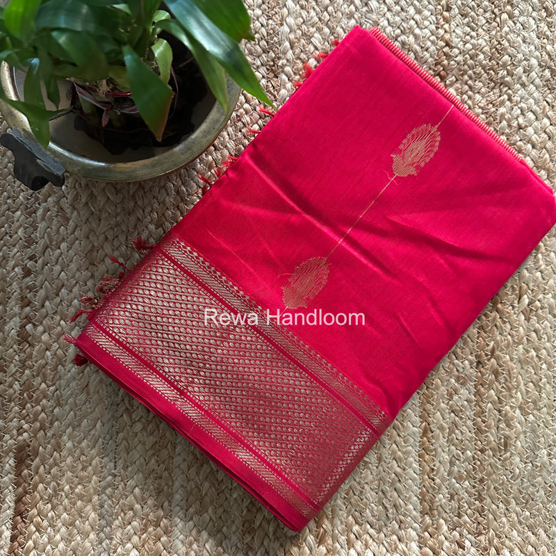 Maheshwari Rani Pink Shaded Butta Saree BLSS038