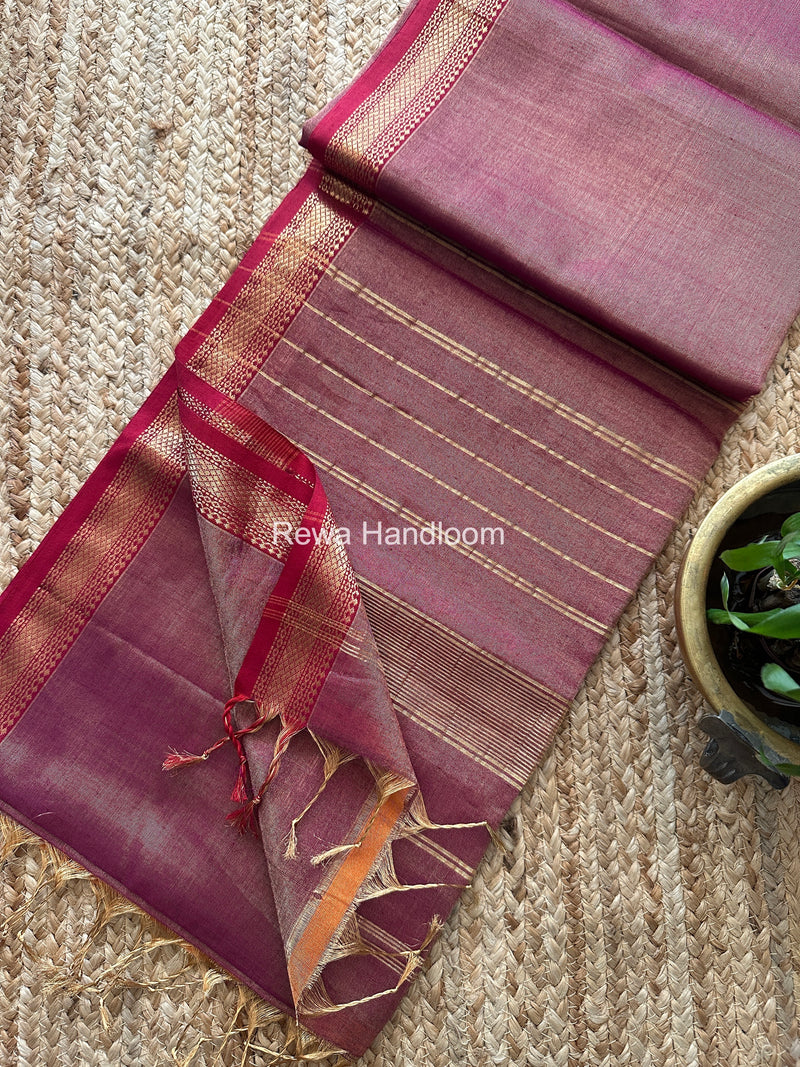 Maheshwari Tissue Silk Saree