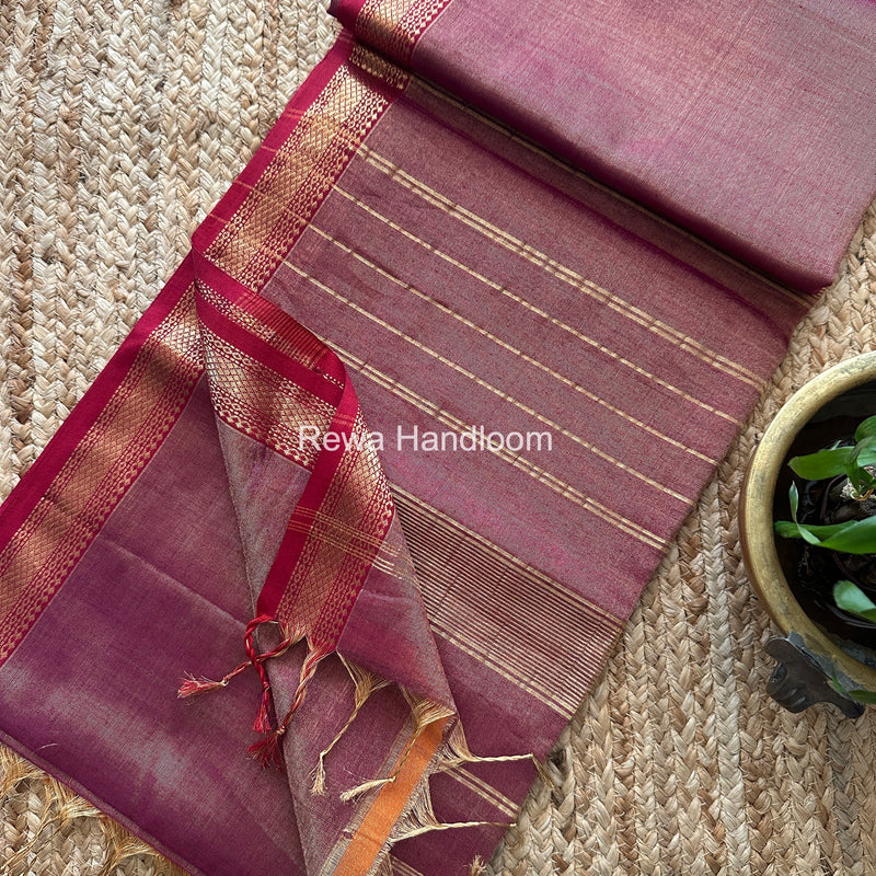 Maheshwari Tissue Silk Saree
