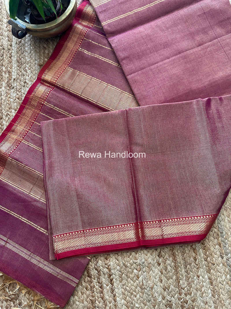 Maheshwari Tissue Silk Saree