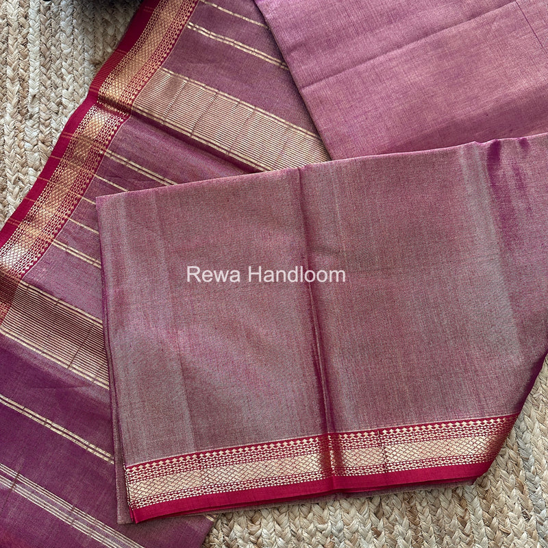 Maheshwari Tissue Silk Saree