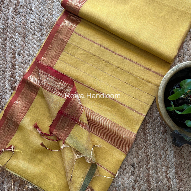 Maheshwari Tissue Silk Saree
