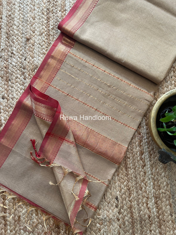 Maheshwari Tissue Silk Saree