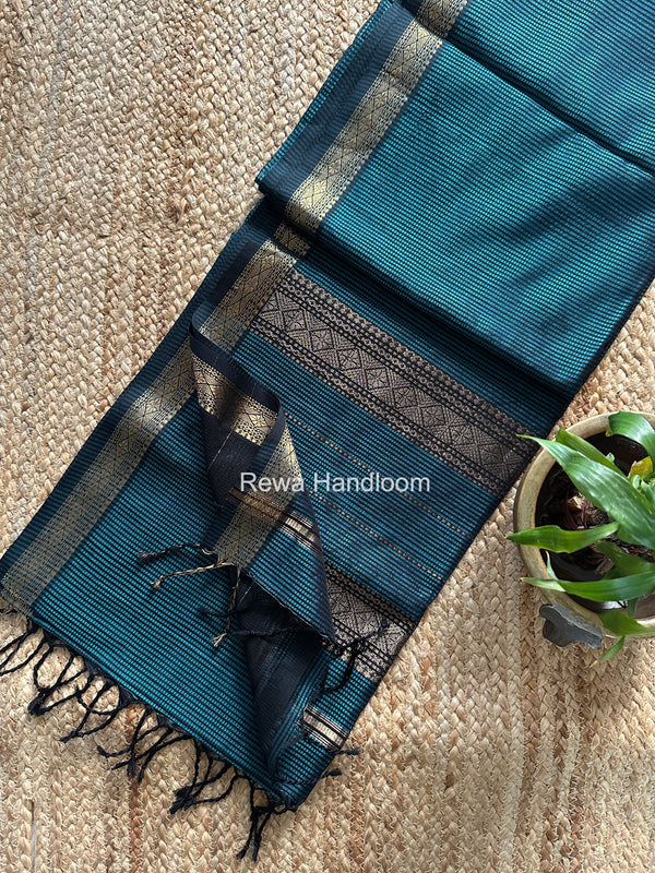 Maheshwari Garbha Reshami Rich Pallu Silk Saree