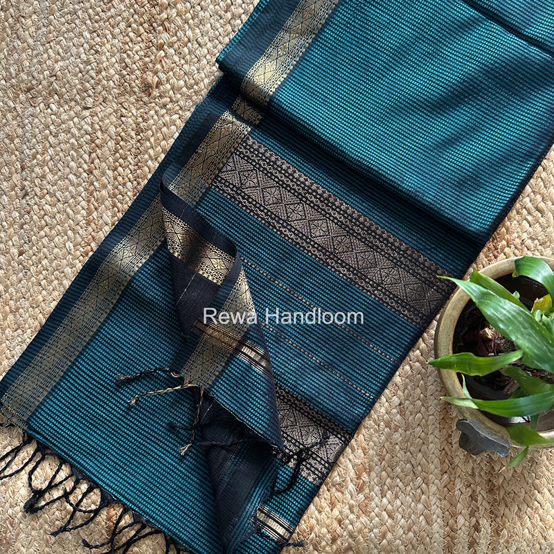 Maheshwari Garbha Reshami Rich Pallu Silk Saree