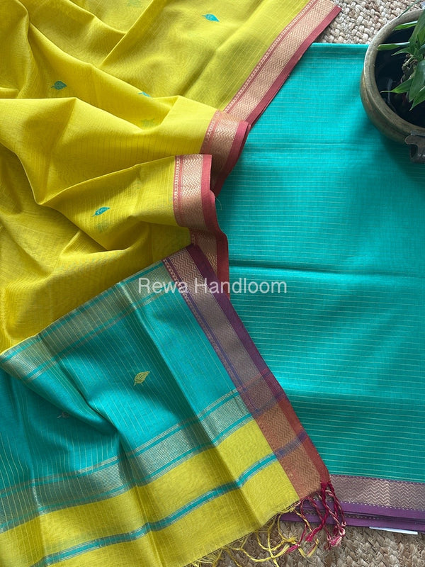 Maheshwari Motifs Top-Dupatta Set