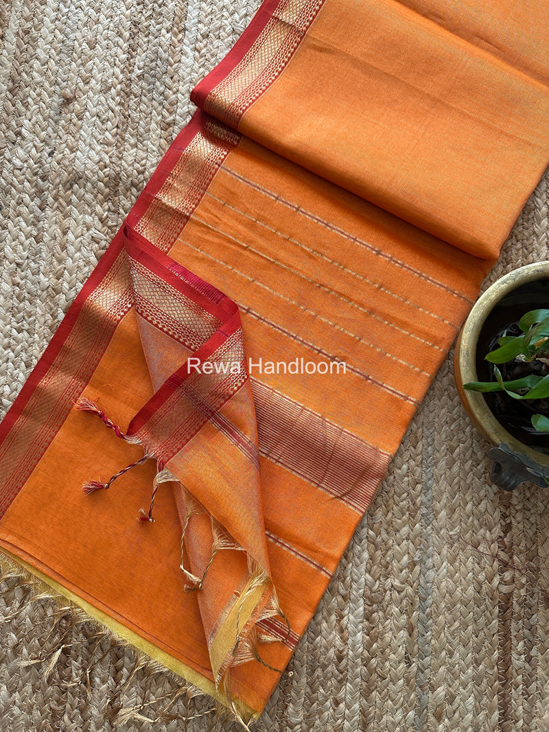 Maheshwari Tissue Silk Saree