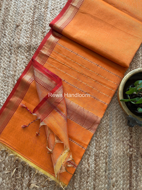 Maheshwari Tissue Silk Saree