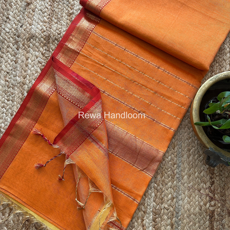Maheshwari Tissue Silk Saree