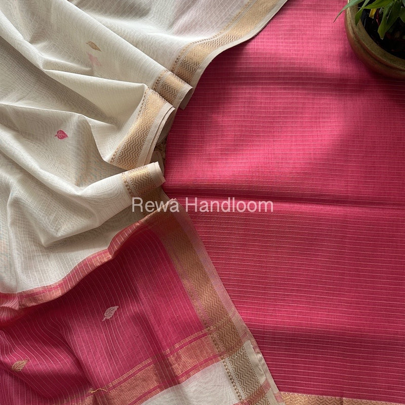 Maheshwari Motifs Top-Dupatta Set