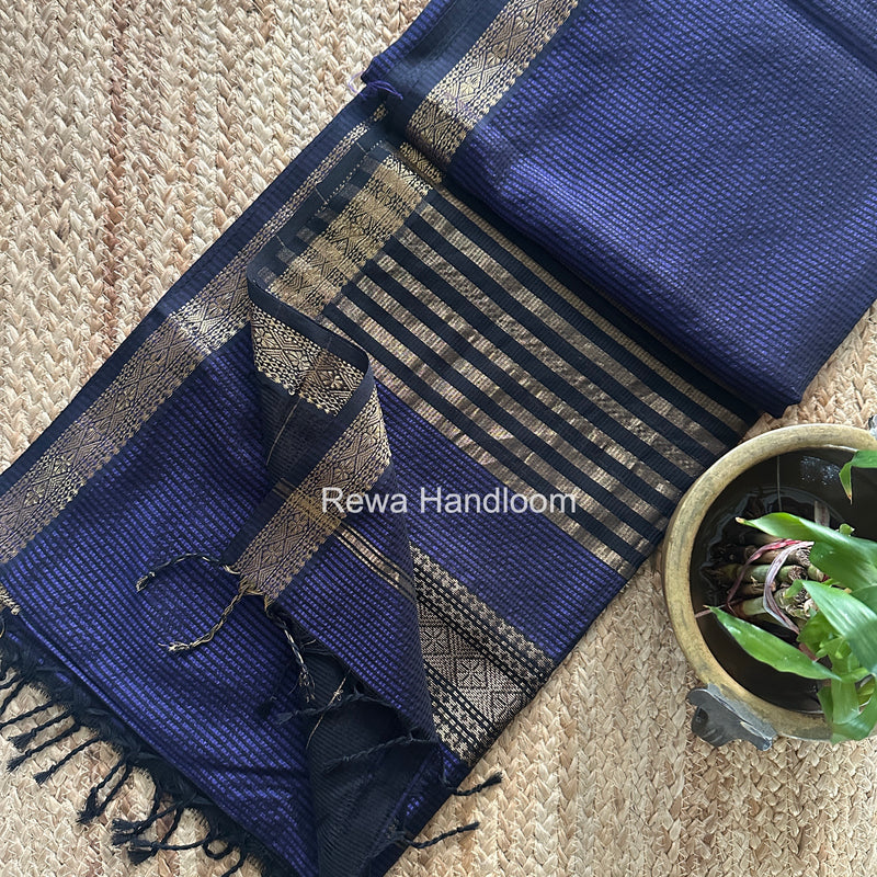 Maheshwari Garbha Reshami Rich Pallu Silk Saree