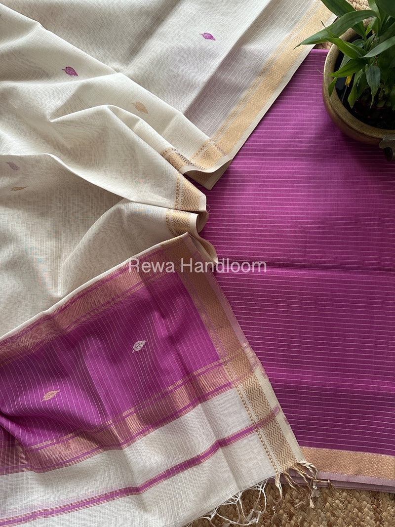 Maheshwari Motifs Top-Dupatta Set