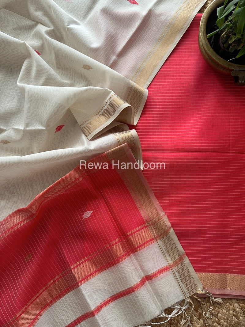 Maheshwari Motifs Top-Dupatta Set