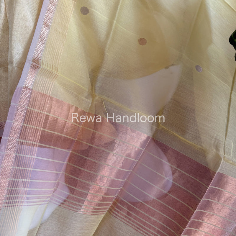 Maheshwari Lemon Yellow Tissue Dress Material TTD09