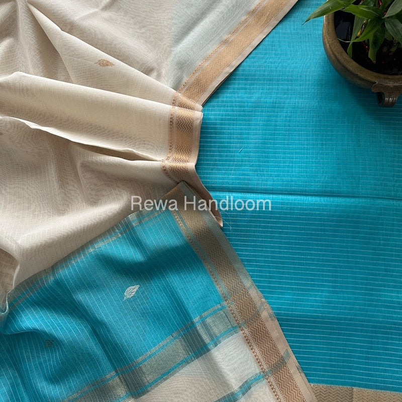 Maheshwari Motifs Top-Dupatta Set