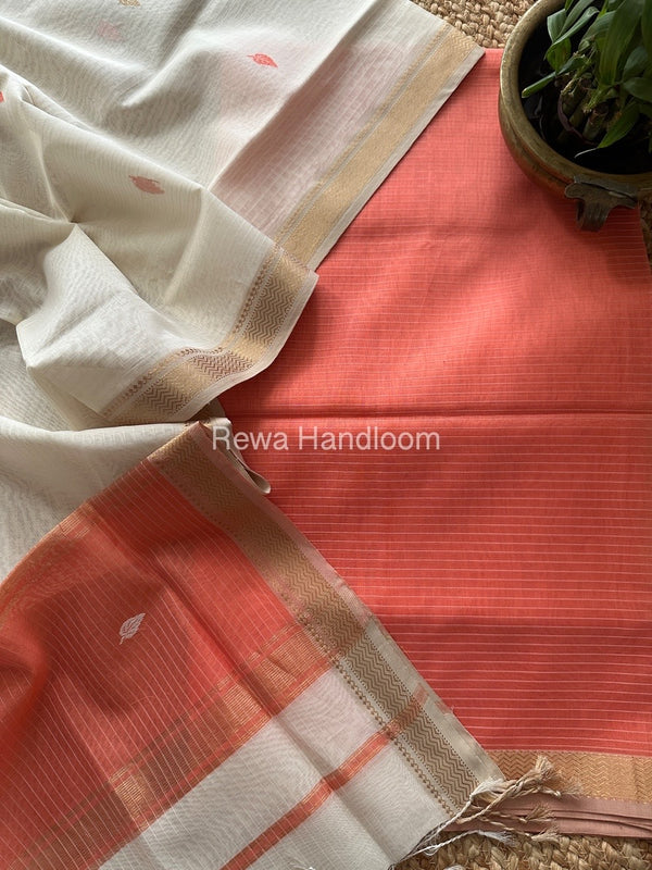 Maheshwari Motifs Top-Dupatta Set