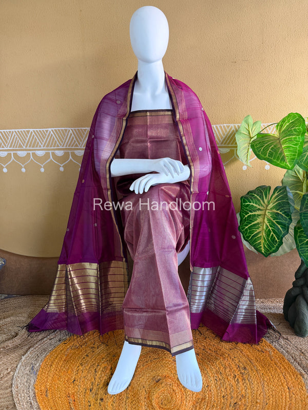 Maheshwari Tissue Top Dupatta Sets