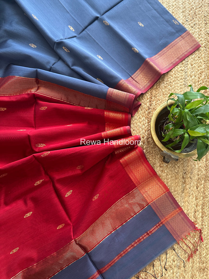 Maheshwari Aami Butti Saree