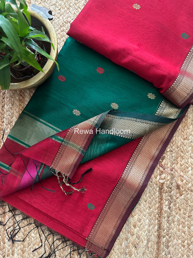 Maheshwari Aami Butti Saree