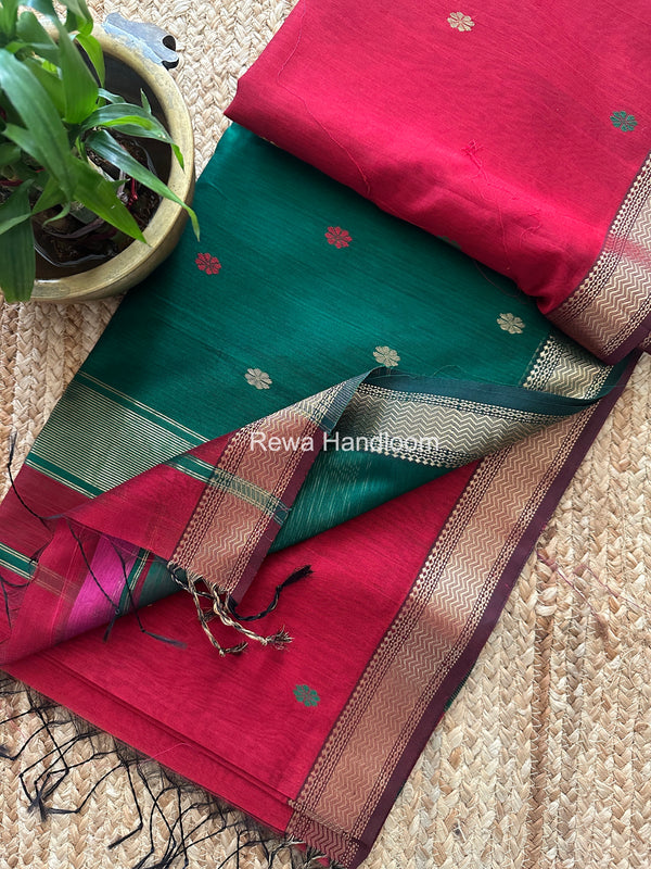 Maheshwari Aami Butti Saree