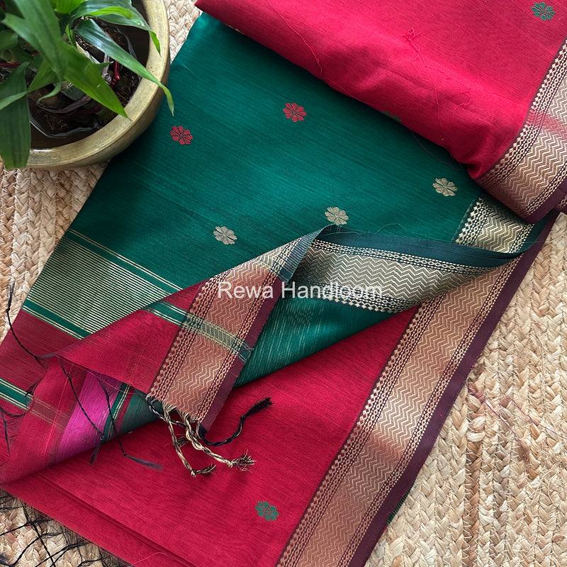 Maheshwari Aami Butti Saree