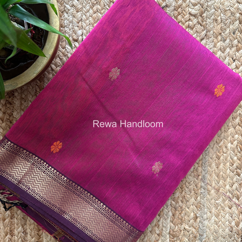 Maheshwari Magenta Aami Butti Saree SBT0089