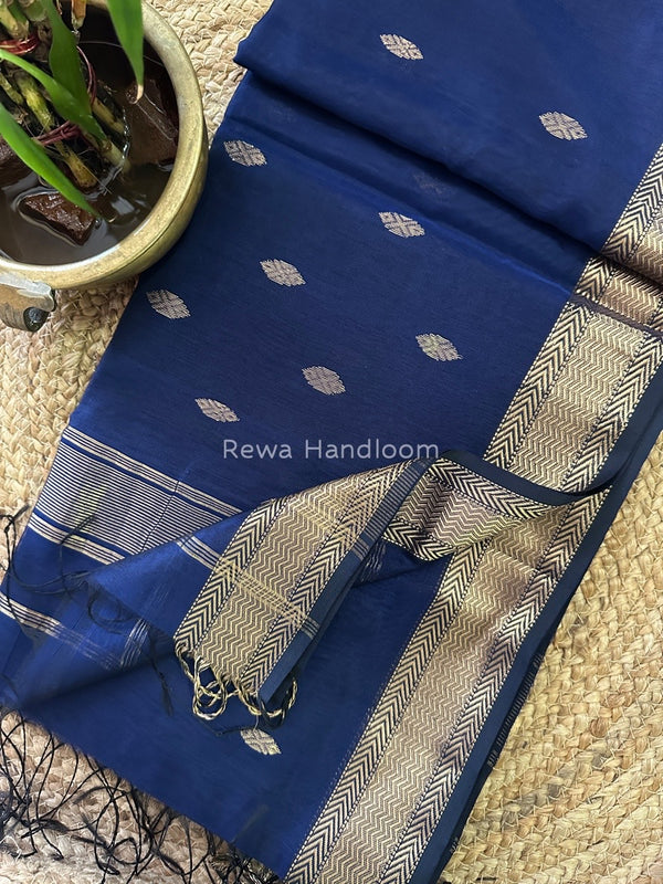 Zari Butti Maheshwari Saree
