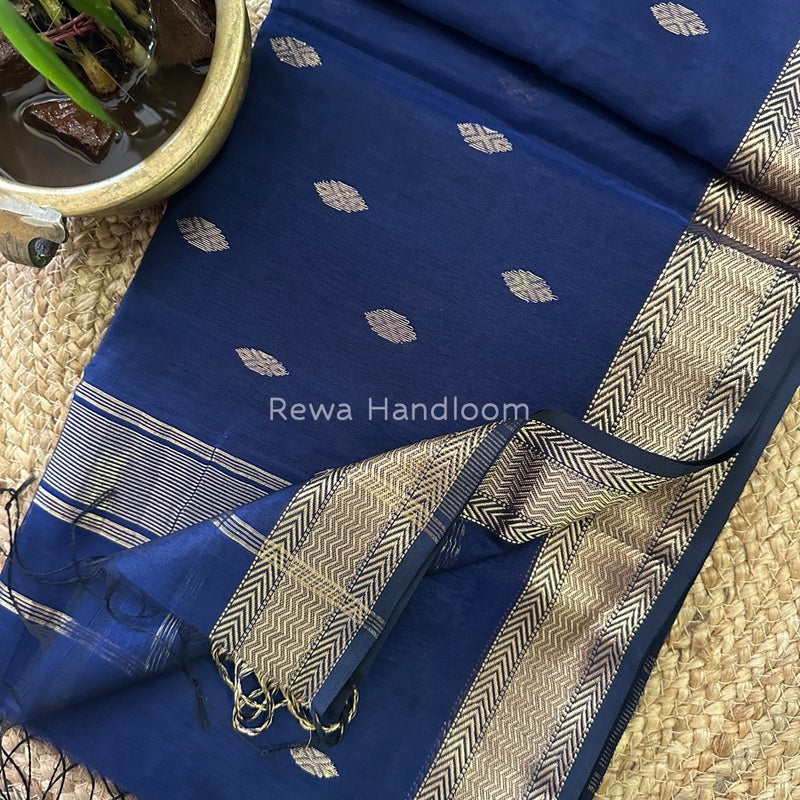 Zari Butti Maheshwari Saree