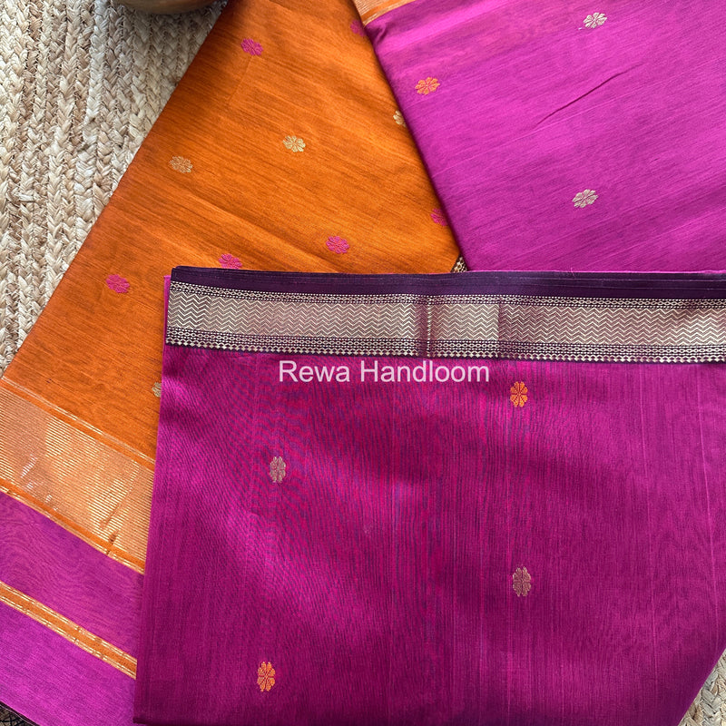 Maheshwari Magenta Aami Butti Saree SBT0089