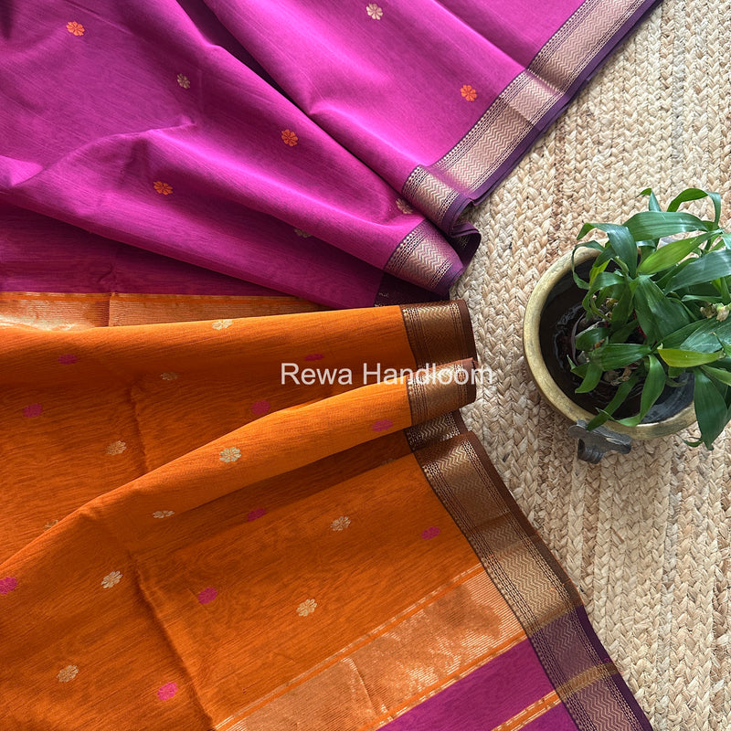 Maheshwari Magenta Aami Butti Saree SBT0089