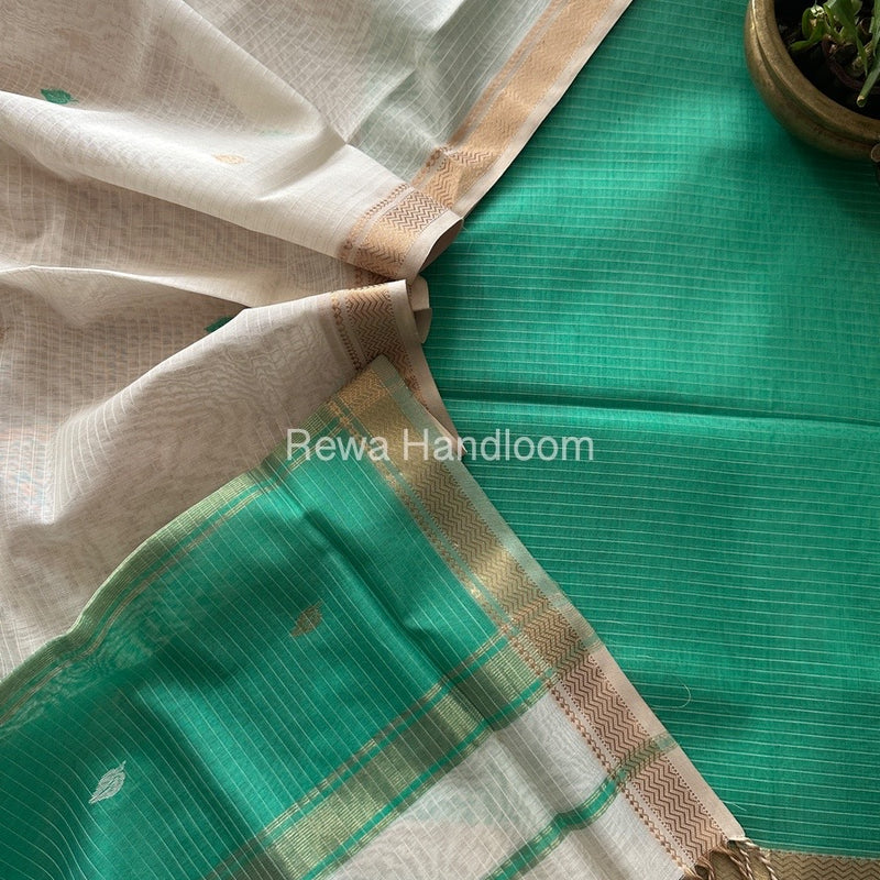 Maheshwari Motifs Top-Dupatta Set