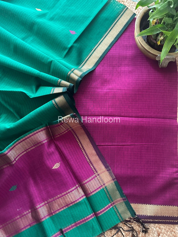 Maheshwari Motifs Top-Dupatta Set