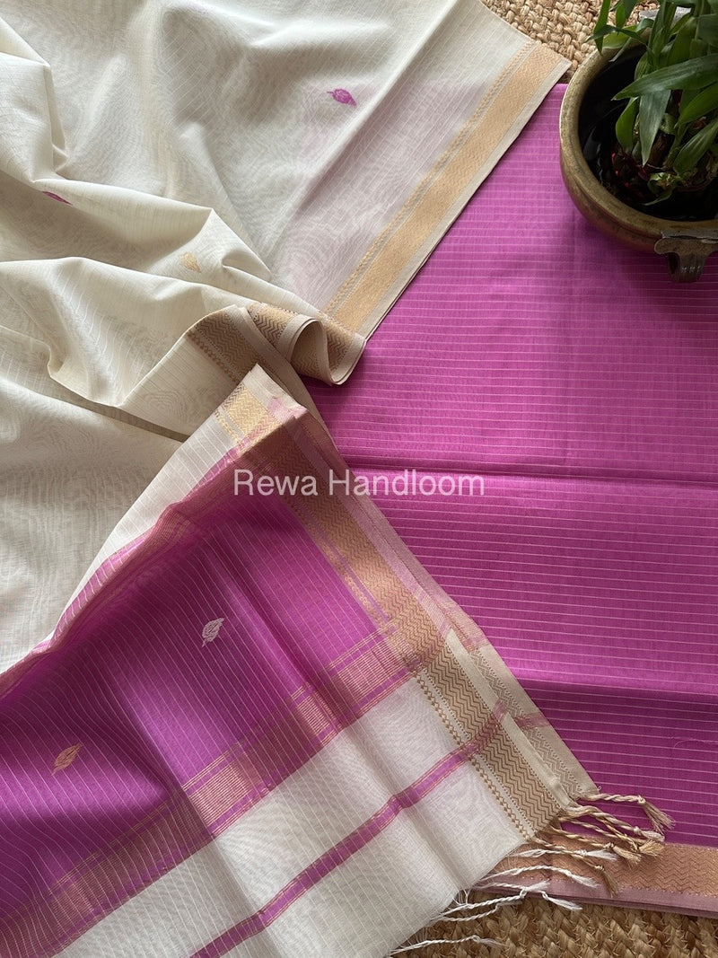 Maheshwari Motifs Top-Dupatta Set