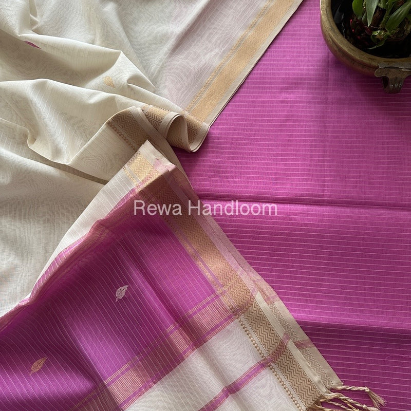 Maheshwari Motifs Top-Dupatta Set