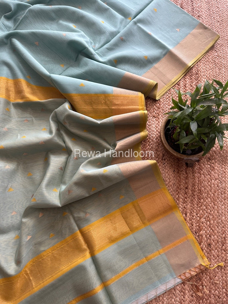  Zari Butti Maheshwari Saree