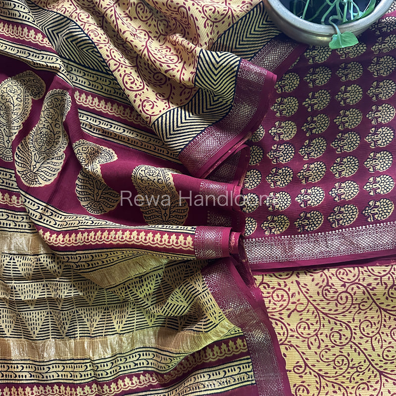 Maheshwari Bagh Print Suit