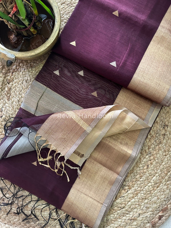  Zari Butti Maheshwari Saree