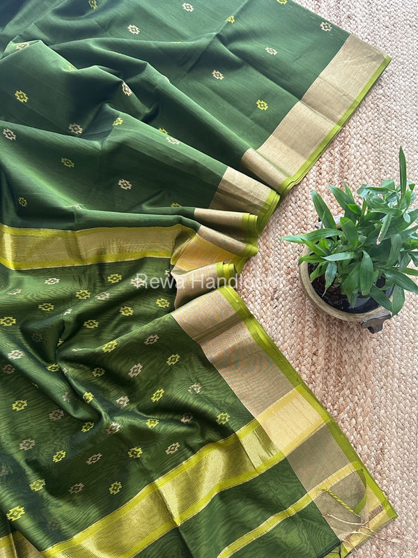  Zari Butti Maheshwari Saree