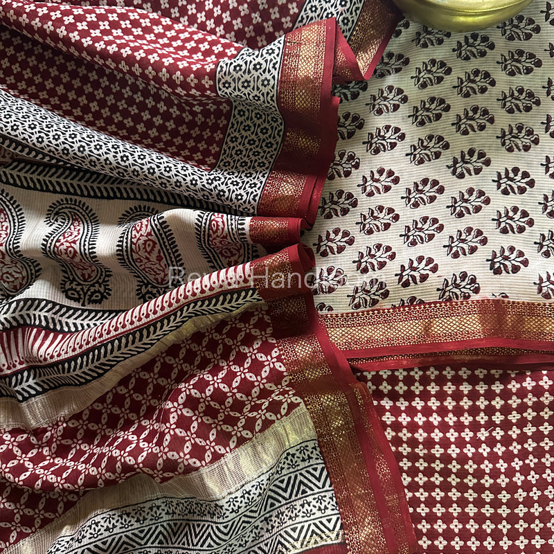 Maheshwari Bagh Print Suit