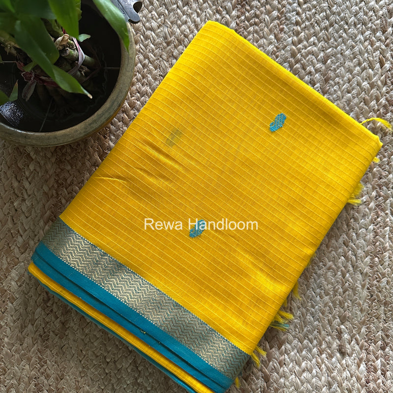 Maheshwari Yellow Aami Butti Saree SBT00102