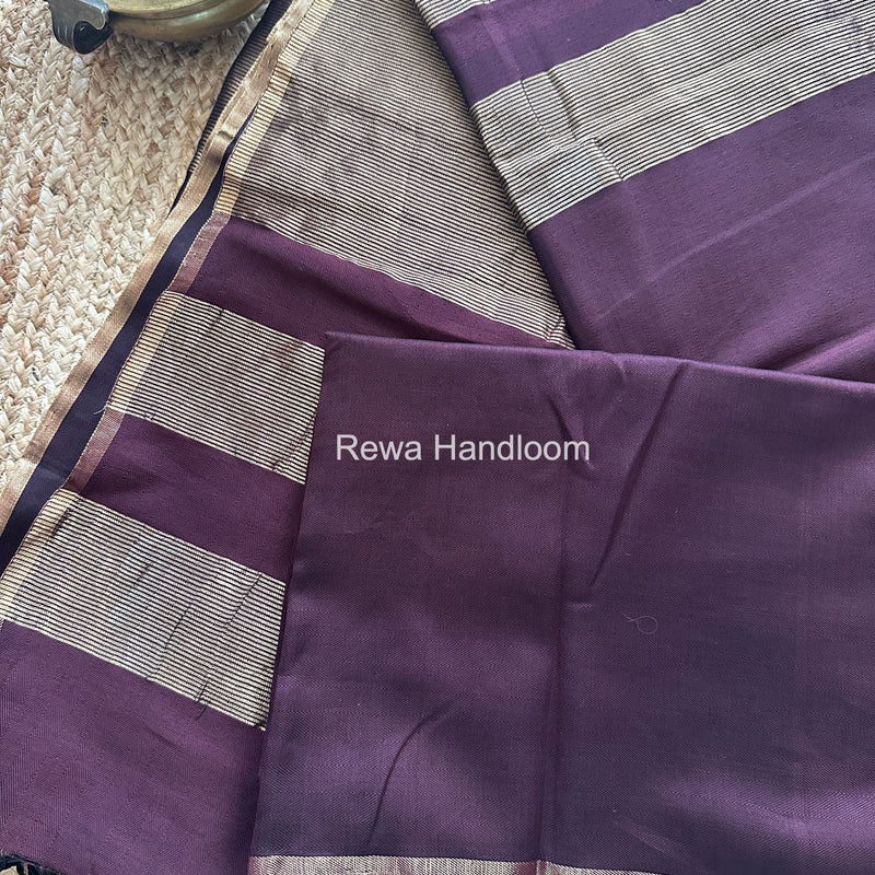 Exclusive Maheshwari Wine Four Paddle Weaving Saree FPS011