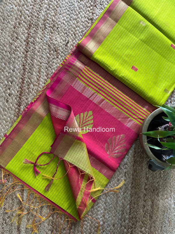 Maheshwari Butta Pallu Saree