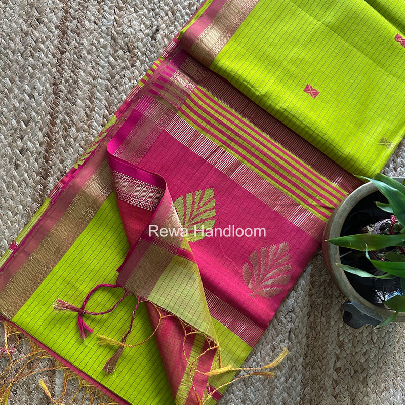 Maheshwari Butta Pallu Saree