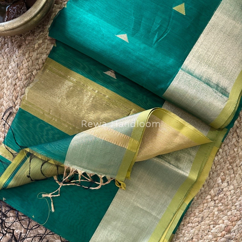  Zari Butti Maheshwari Saree