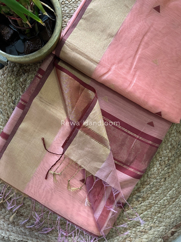  Zari Butti Maheshwari Saree