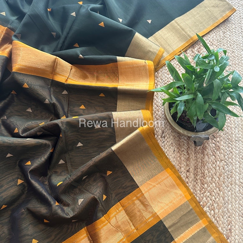  Zari Butti Maheshwari Saree