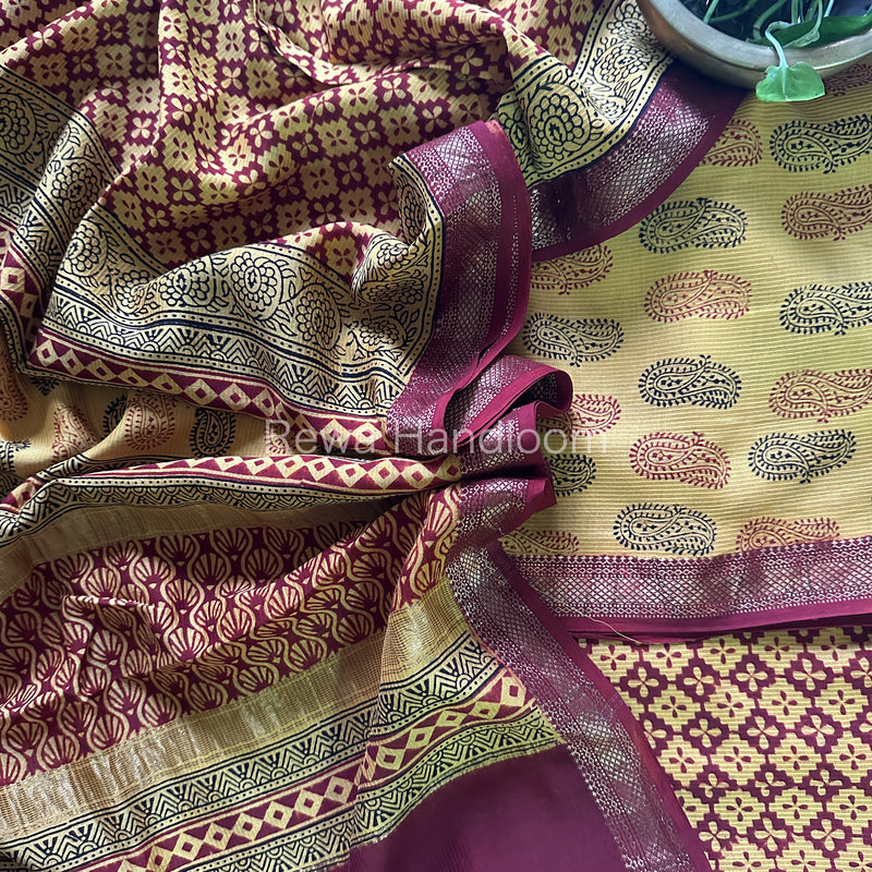 Maheshwari Bagh Print Suit