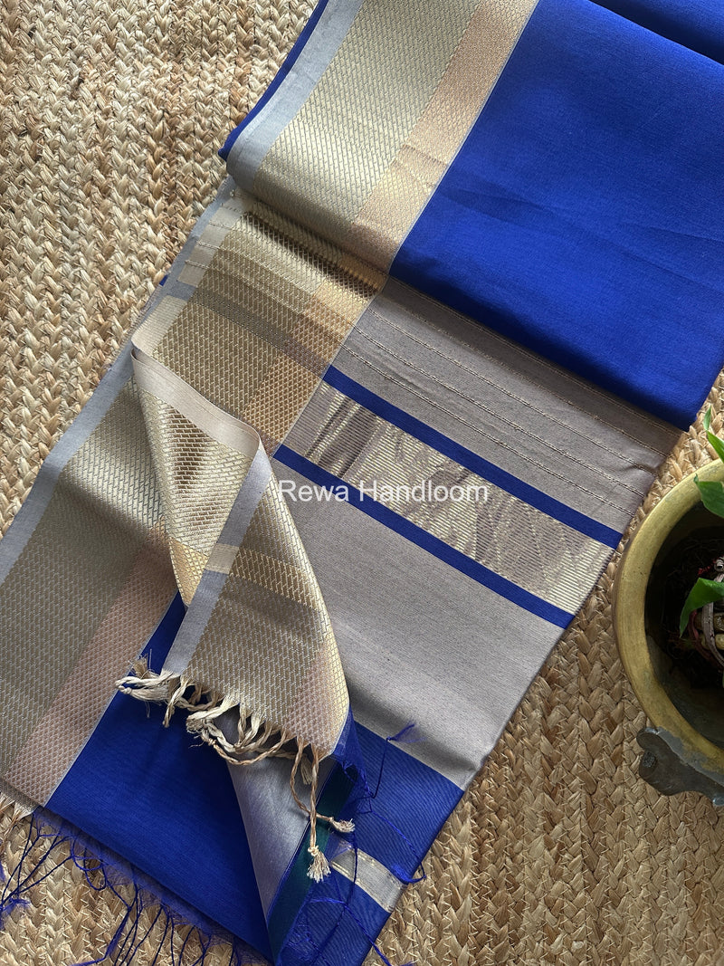 Maheshwari Resham Thread Border Saree
